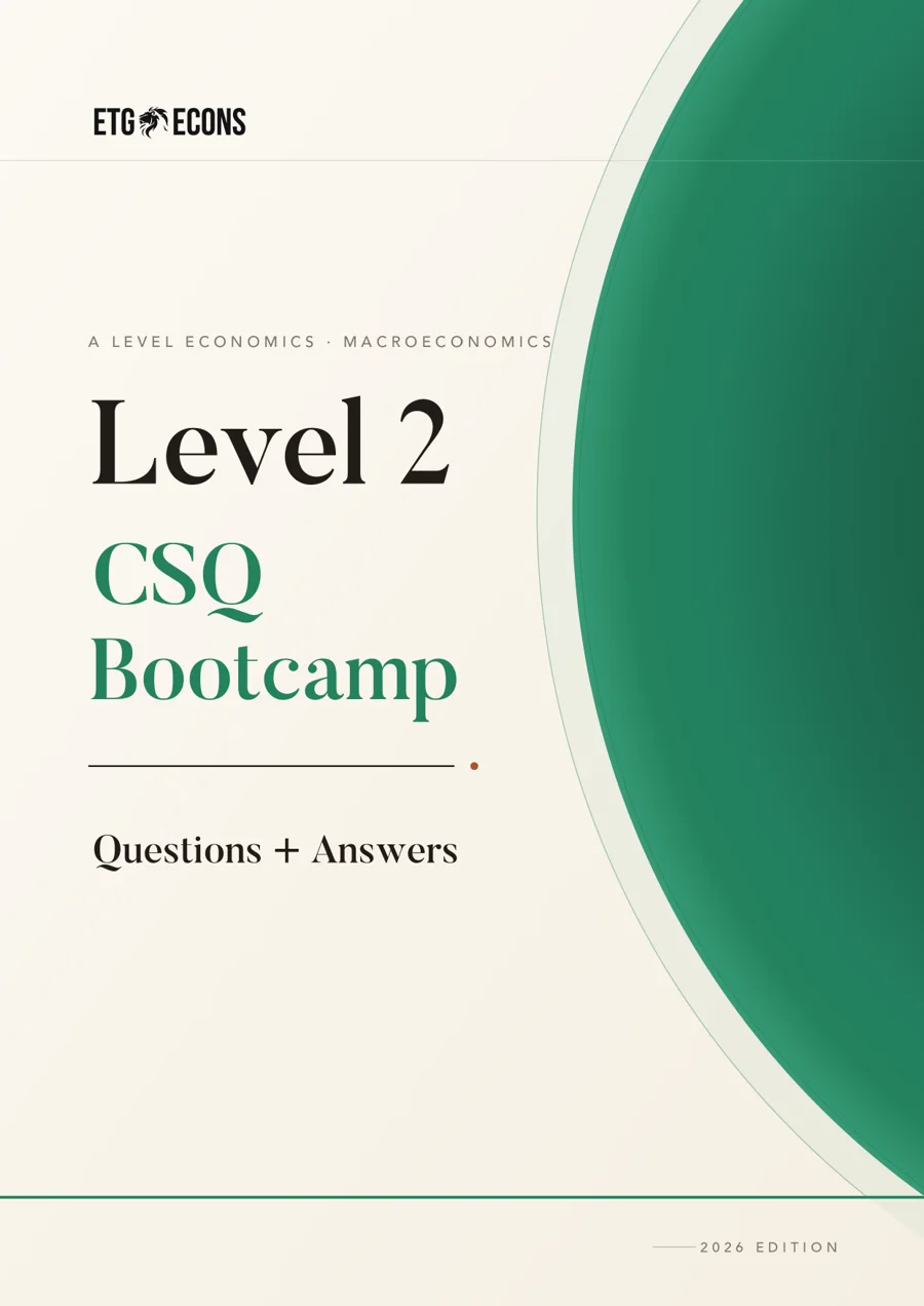 Level 2 CSQ Bootcamp Macroeconomics booklet, 2026 edition